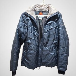 COLUMBIA Jacket Medium Teal Blue Omni Heat Women's
